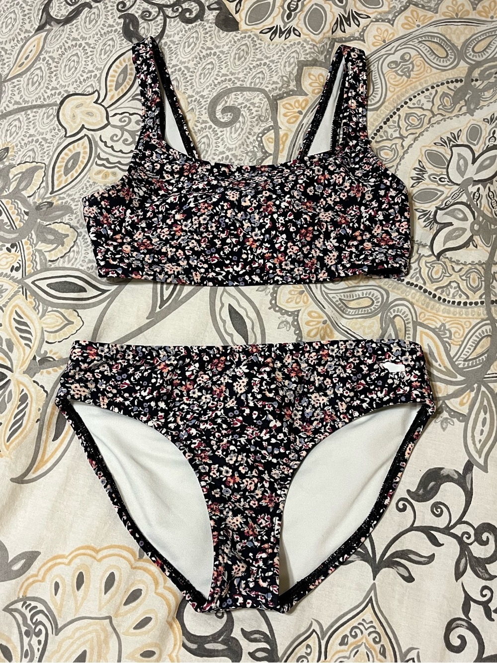 Abercrombie Kids Floral Bikini - Size 7/8